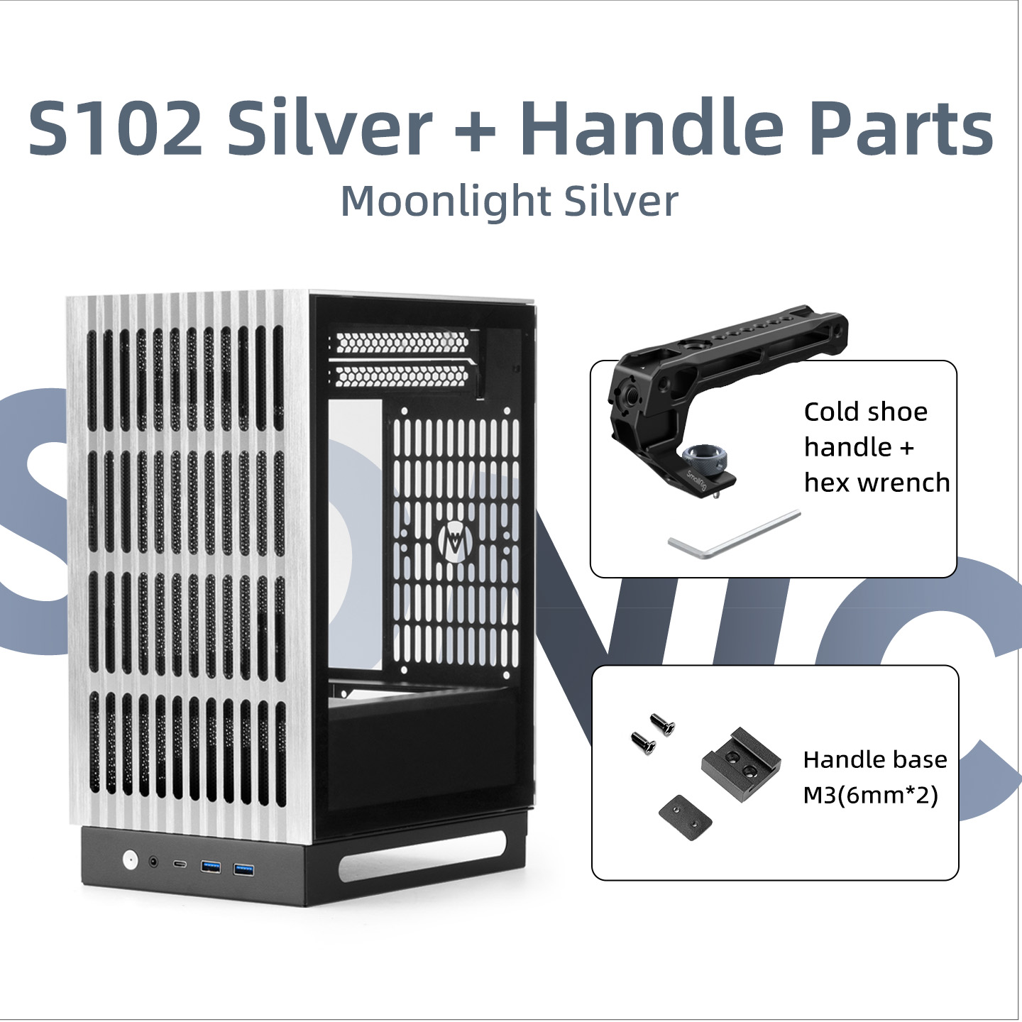 Mini Itx Case With Handle Portable - Mechanic Master S102 Handle Version ITX