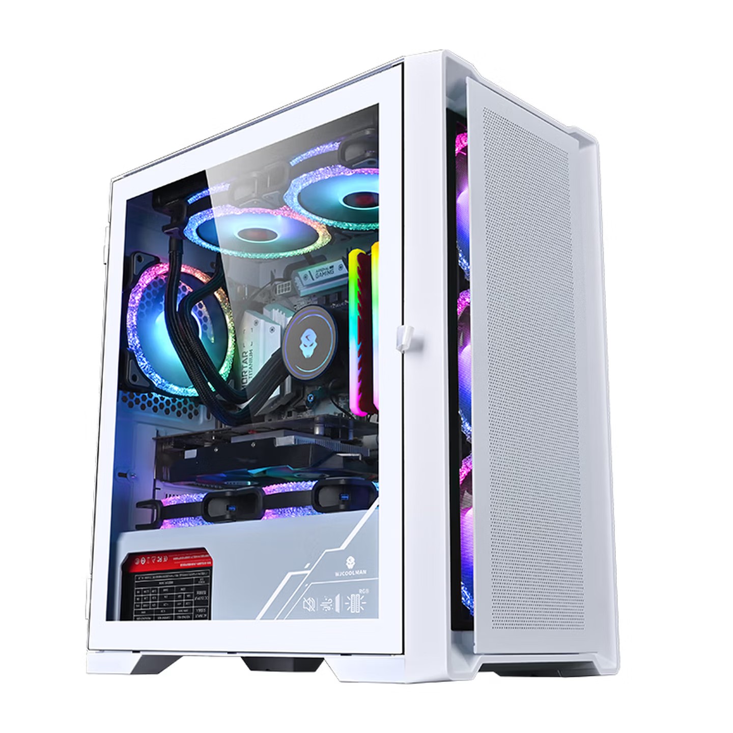 WJCOOLMAN Dust-Free Players Ga - Mini Itx Case Water Cooling Support 评论和价格