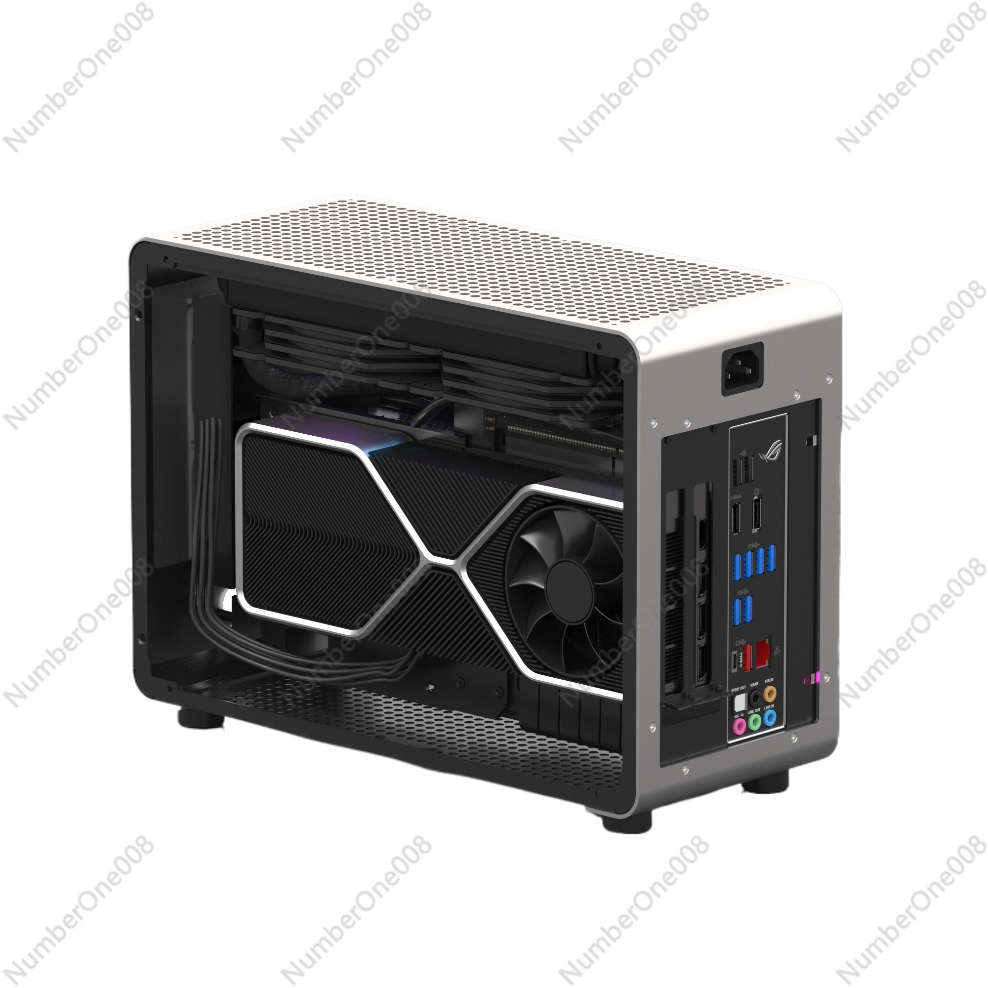 G1-pro ITX Aluminum Computer C - Mini Itx Case Water Cooling Support 评论和价格