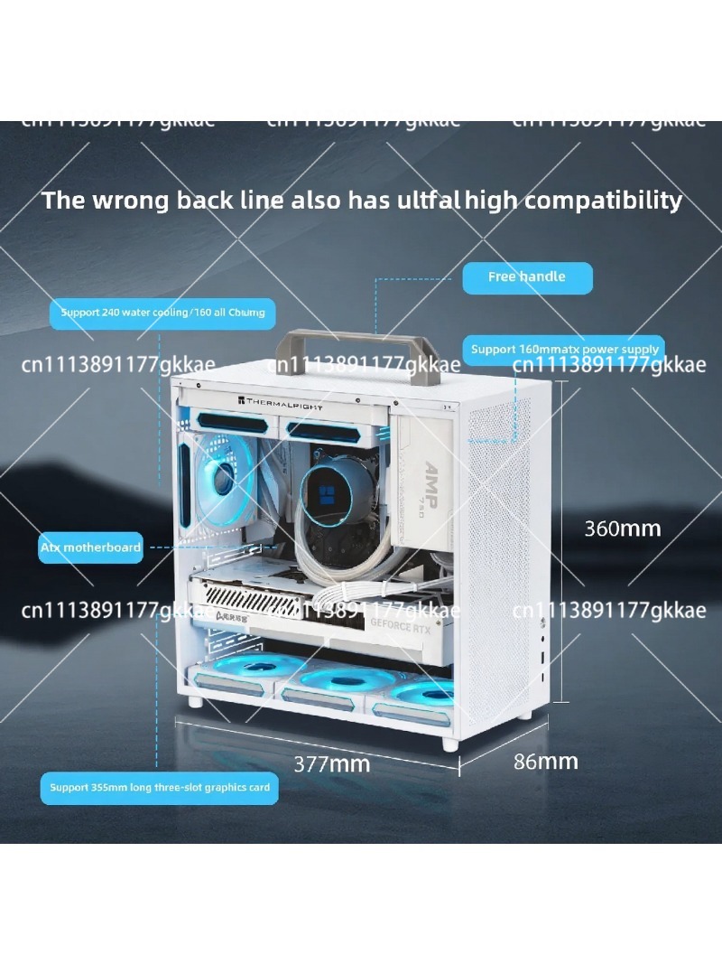 Mini ITX Computer Case, Portab - Mini Itx Case With Handle Portable 评论和价格