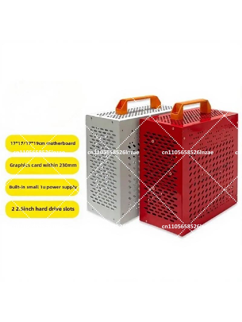 White Mini ITX PC Case 7.9L Ga - Mini Itx Case With Handle Portable 评论和价格