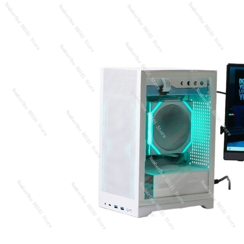 Portable ITX Mini PC Case Desk - Mini Itx Case With Handle Portable 评论和价格