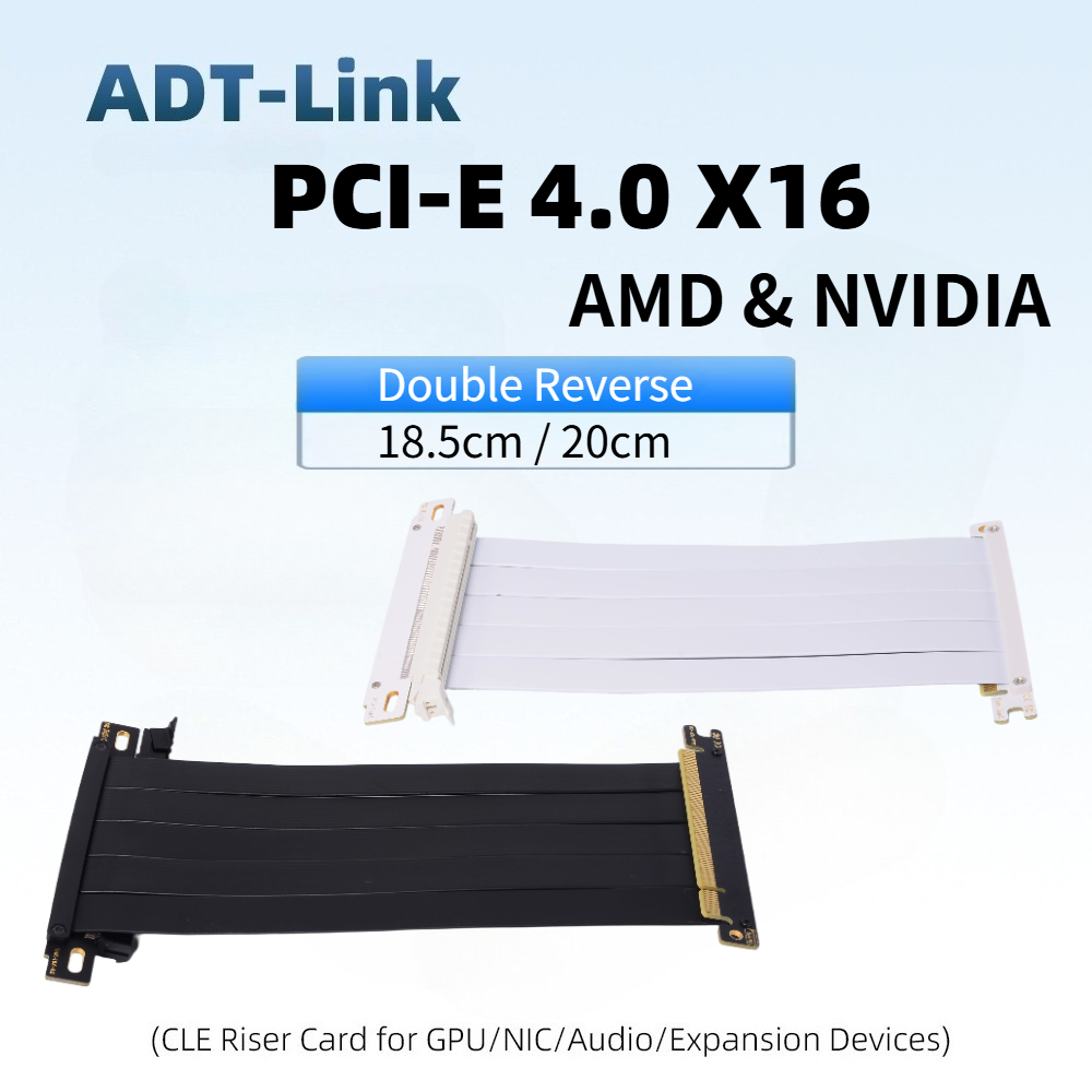 Dual Reverse PCIE Gen4.0 Riser - Itx Case Pcie Riser 4.0 评论和价格