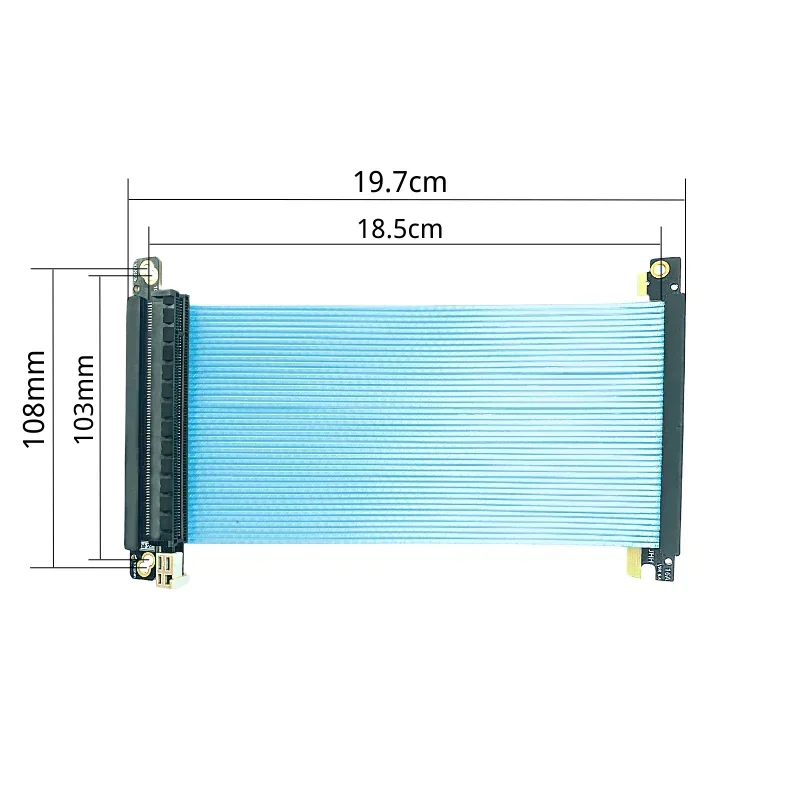 Mini Chassis PCIe 4.0 X16 Silv - Itx Case Pcie Riser 4.0 评论和价格