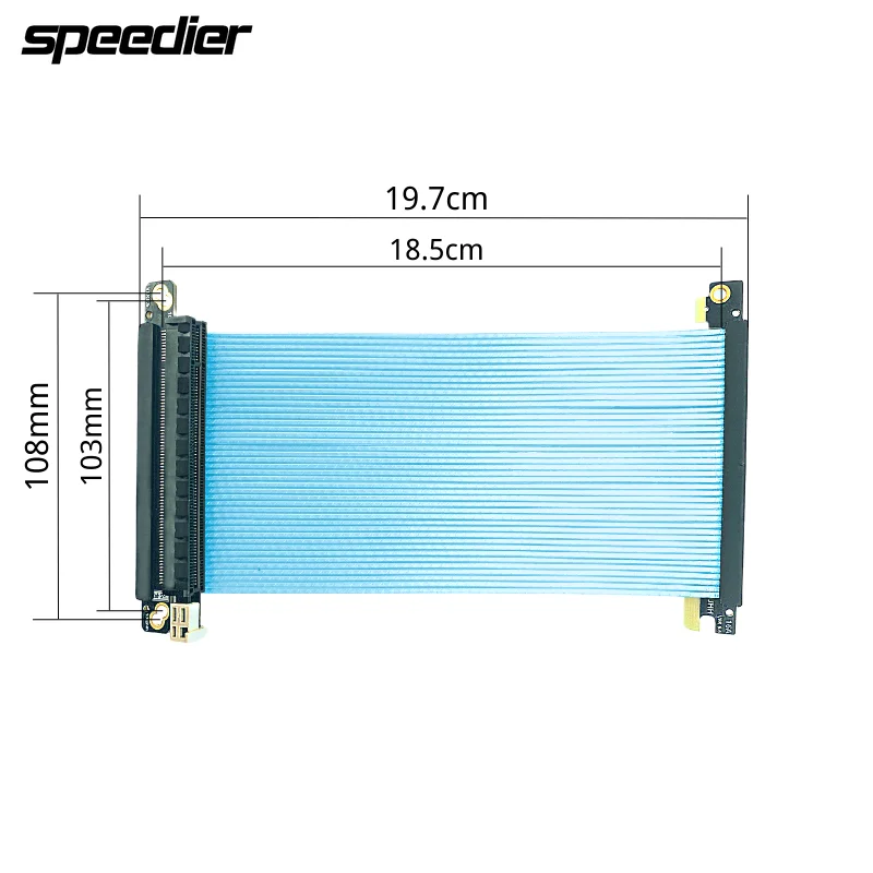 Riser PCI-E 4.0 X16 High Speed - Itx Case Pcie Riser 4.0 评论和价格