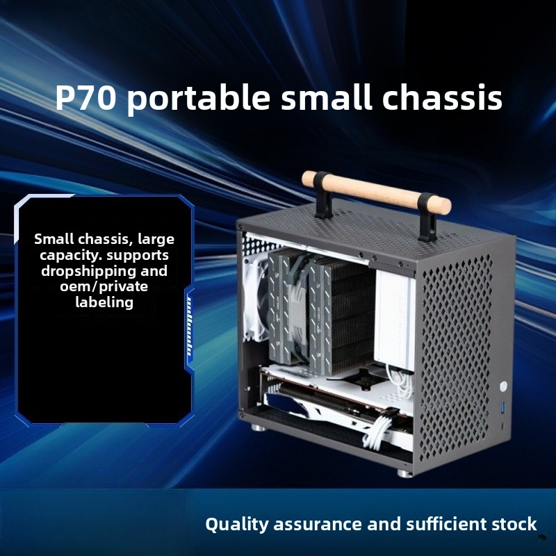 Full Aluminum ITX Case Mini Po - Mini Itx Case With Handle Portable 评论和价格