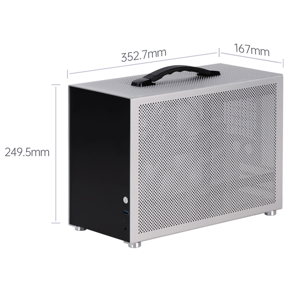 ZZAW D3 Desktop Mini ITX PC Ca - Mini Itx Case Water Cooling Support 评论和价格
