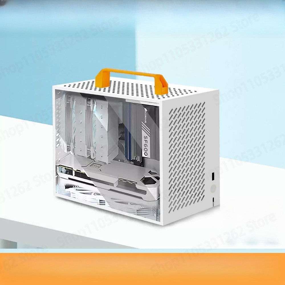 A59 Mini ITX Case White Small  - Mini Itx Case With Handle Portable 评论和价格